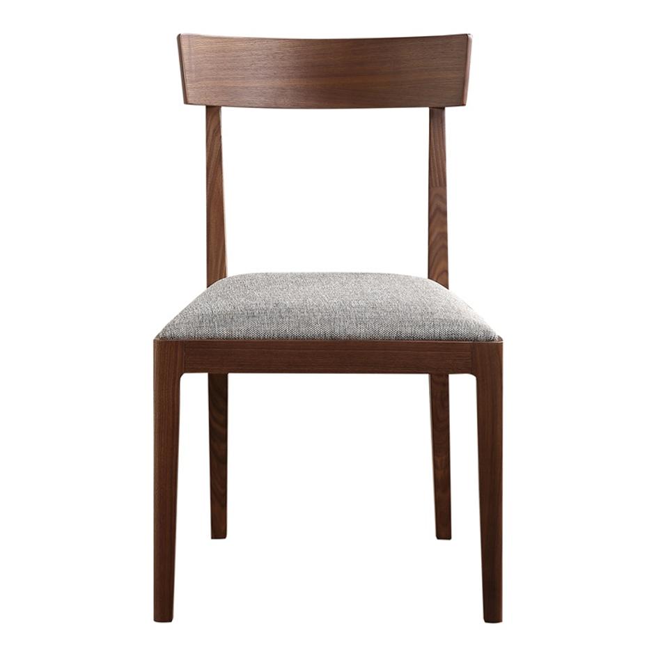 LEONE DINING CHAIR WALNUT by Moes Home