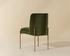 RICHIE DINING CHAIR - ANTIQUE BRASS - FOREST GREEN by Sunpan