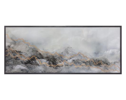 MYSTIC MOUNTAIN - 72" X 30" - BLACK FRAME by Sunpan