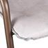 Portofino Leather Bar Chair Vintage White by Home Trends & Design