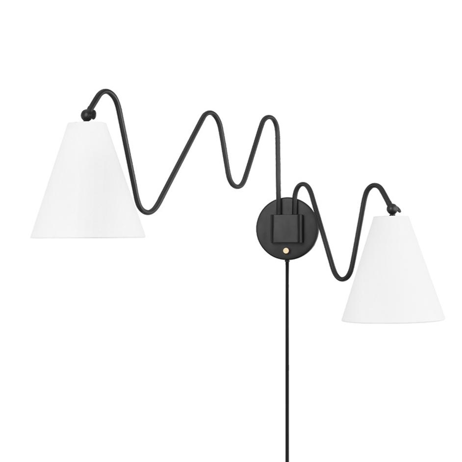 Onda Plug-in Sconce by Mitzi
