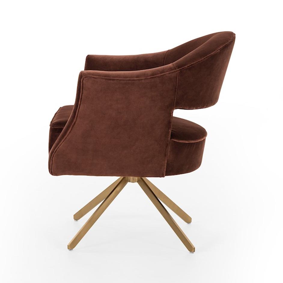 ADARA DESK CHAIR IN SURREY AUBURN by FOUR HANDS