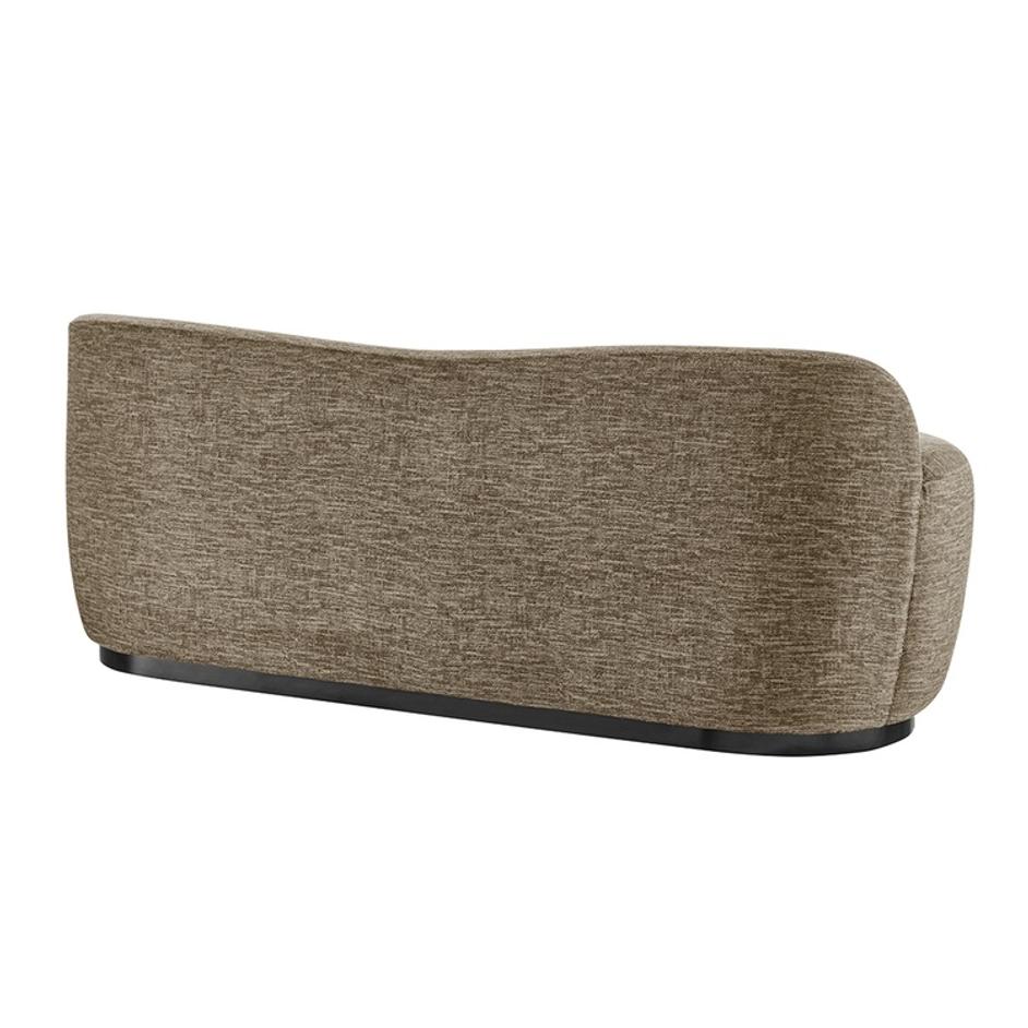 Mandy Fabric Bench, Pasadena Taupe by New Pacific Direct