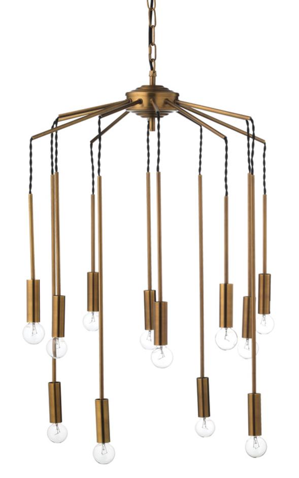 Cascade 12-Light Metal Chandelier by Jamie Young