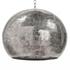 Pierced Metal Sphere Pendant In Polished Nickel by REGINA ANDREWS
