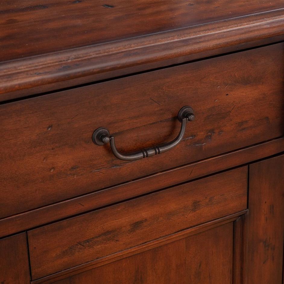 Tuscany 3 Door Buffet, Chestnut by Home Trends & Design
