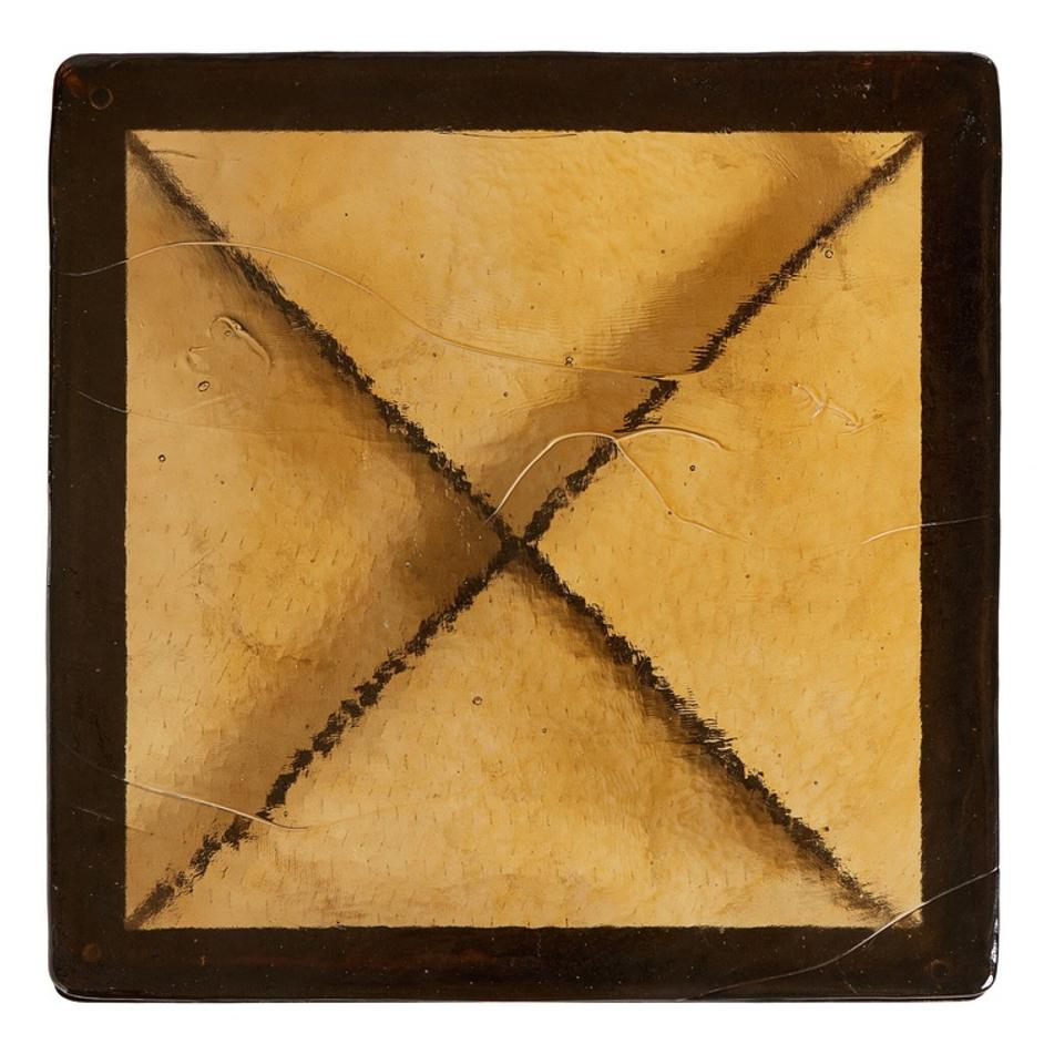 Lennie Cast Glass Bunching Table - Amber Cast Glass by Four Hands