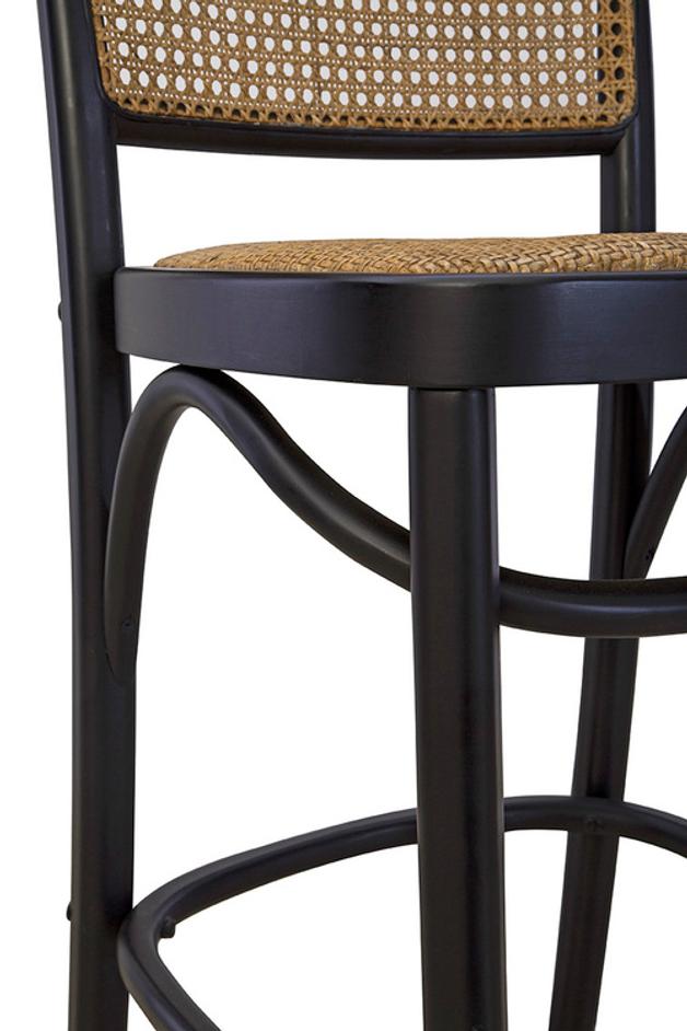 Black Cleveland Counter Stool by Furniture Classics