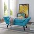 Gatley Upholstered Fabric Bench In Pure Water by Modway Furniture