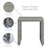 Harman Outdoor Patio Wicker Rattan Side Table In Gray by Modway Furniture
