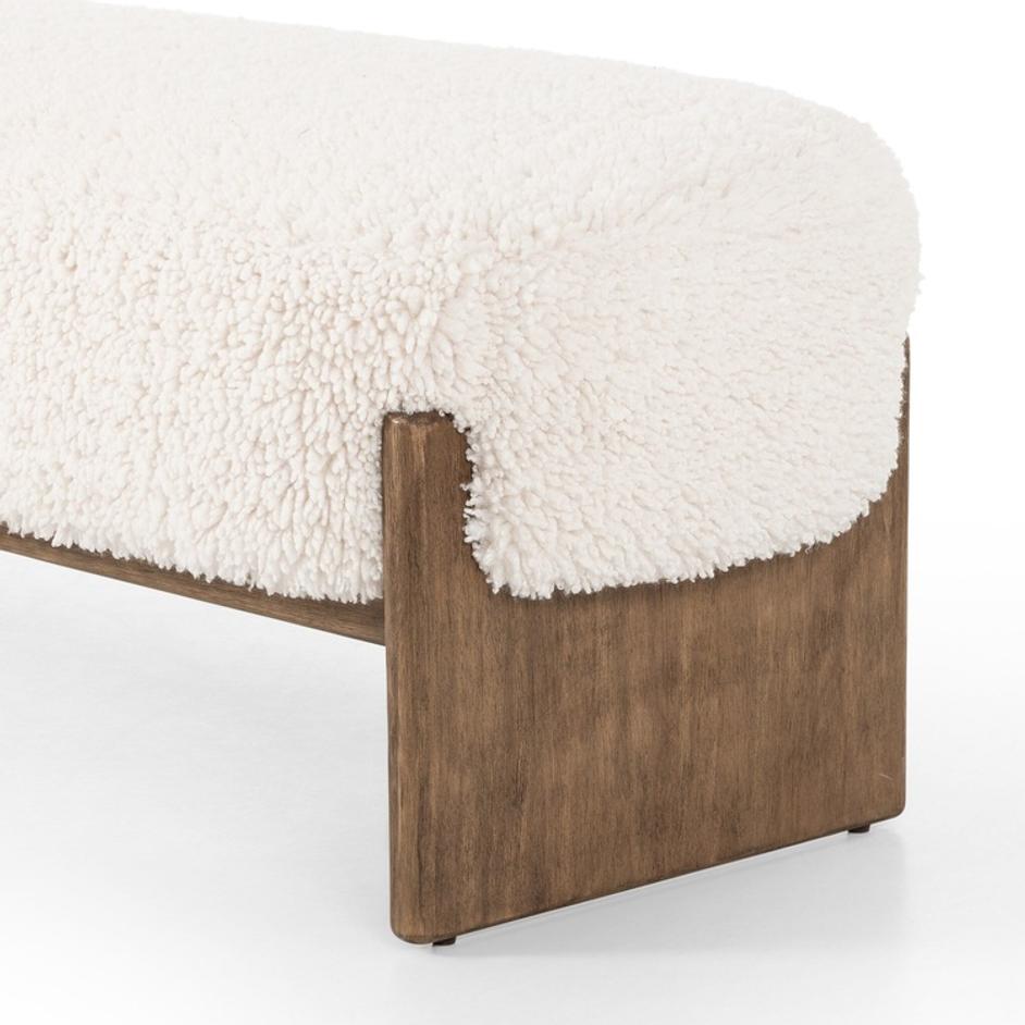 Kirby Accent Bench - Andes Natural by Four Hands