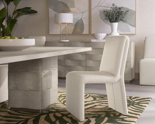 CASCATA DINING CHAIR - EFFIE LINEN by Sunpan