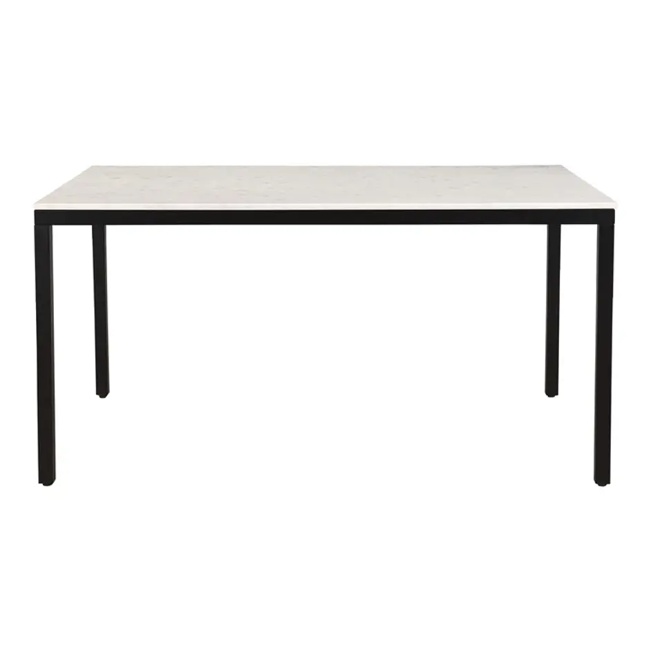 PARSON DINING TABLE WHITE MARBLE by Moes Home