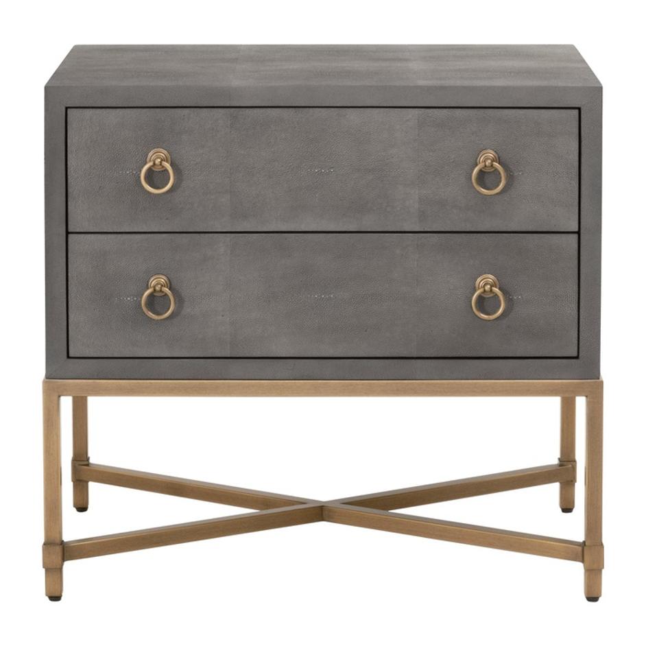 Strand Shagreen 2-Drawer Nightstand by Essentials For Living