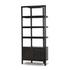 Reza Bookcase - Worn Black Acacia by Four Hands