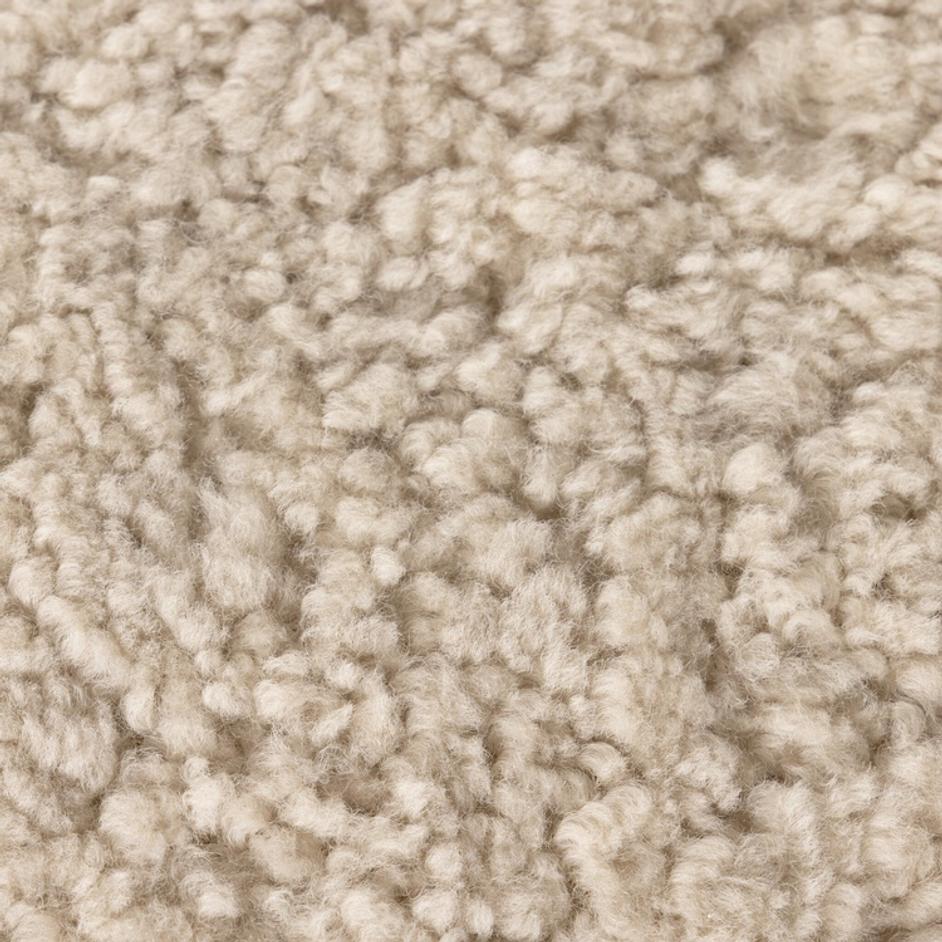 Saldino Stool - Beige Shearling by Four Hands