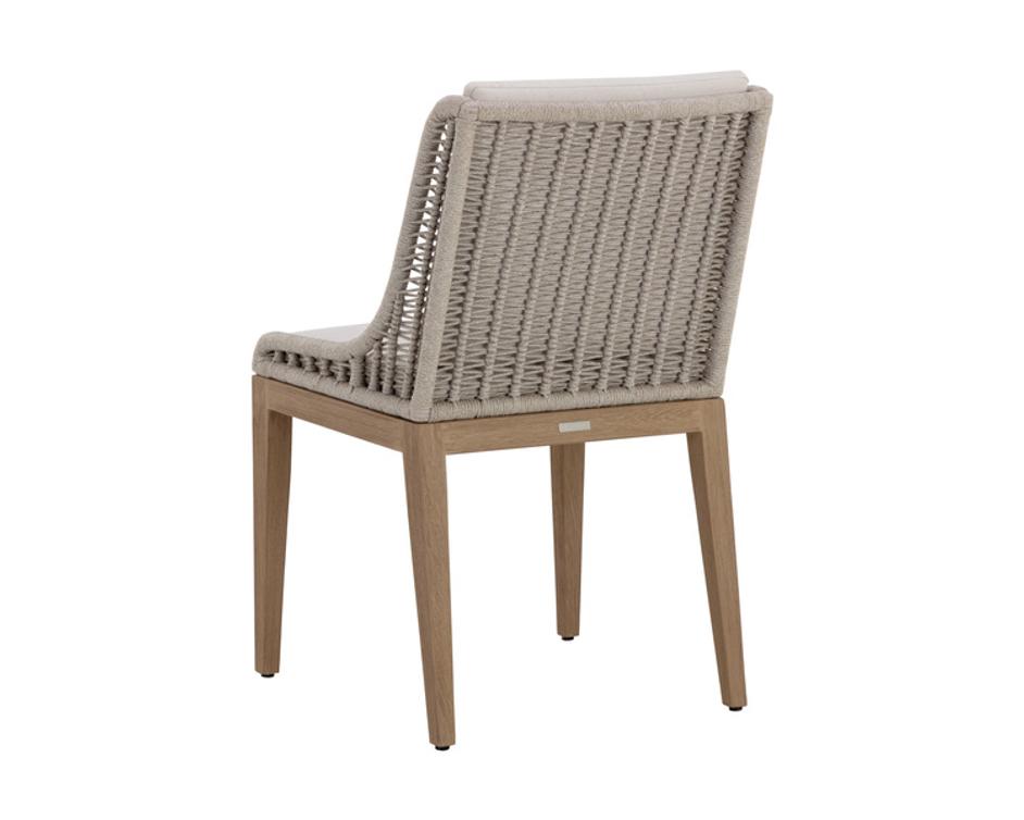 SORRENTO DINING CHAIR - DRIFT BROWN - PALAZZO CREAM by Sunpan
