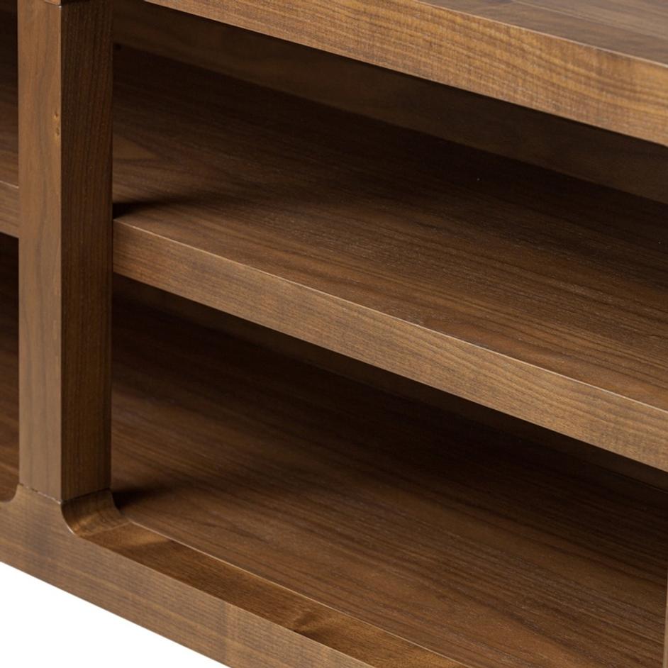 Hawkes Console Table - Dark Walnut Veneer by Four Hands