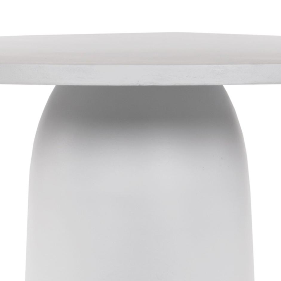 Basil Outdoor Dining Table - Matte White Cast Aluminum by Four Hands