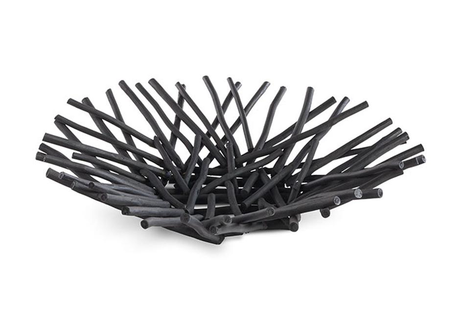 Stick Bowl, Short, Black by PHILLIPS COLLECTION