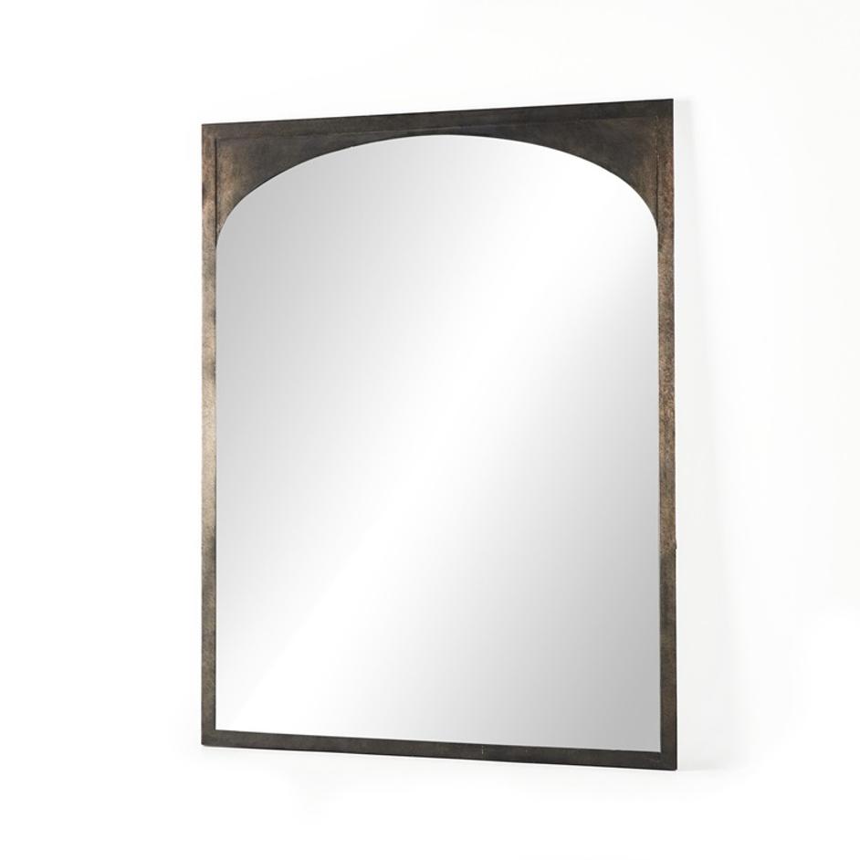 Troyes Floor Mirror - Burnished Charcoal by Four Hands