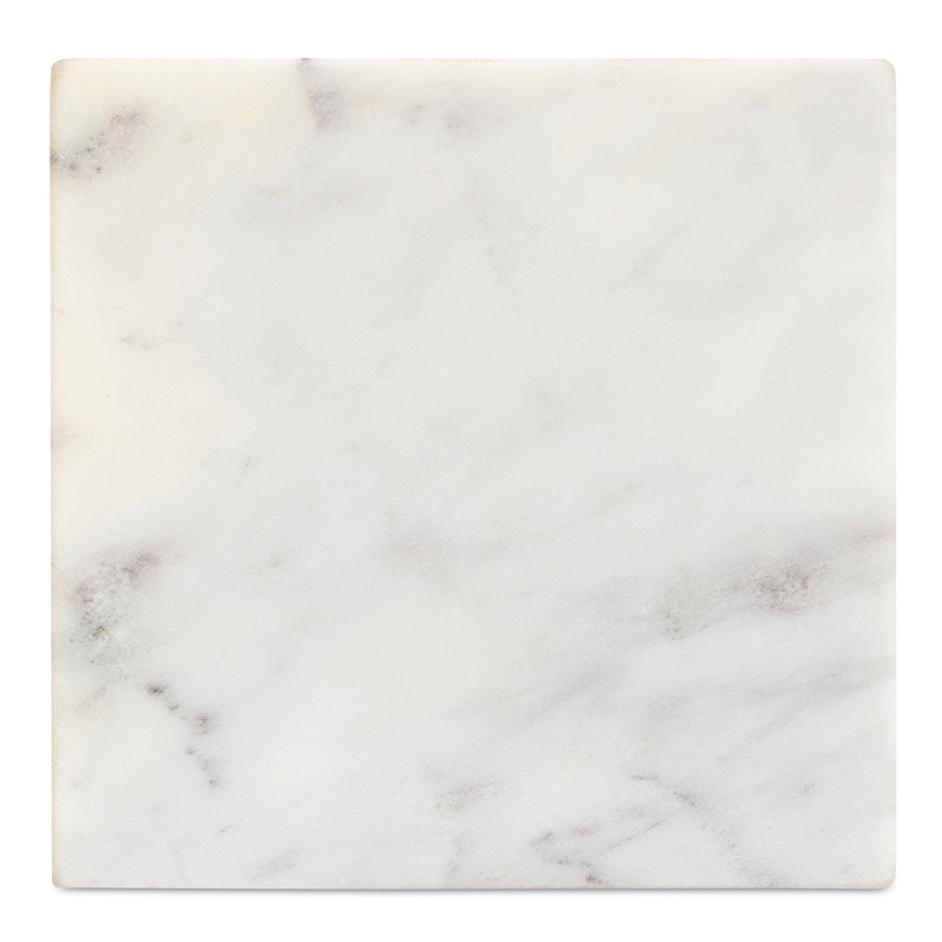 Cora Cube Tabletop Accent Banswara Purple White Marble by Moes Home