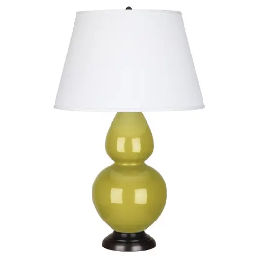 Citron Double Gourd Table Lamp by Robert Abbey