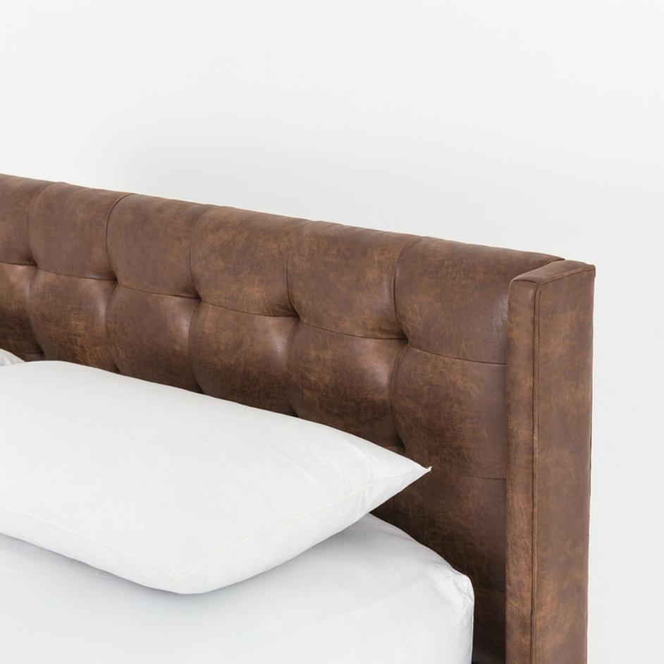 Newhall King Bed-Vintage Tobacco by FOUR HANDS