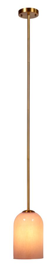 Holt 1-Light Glass Pendant, Pink by Jamie Young