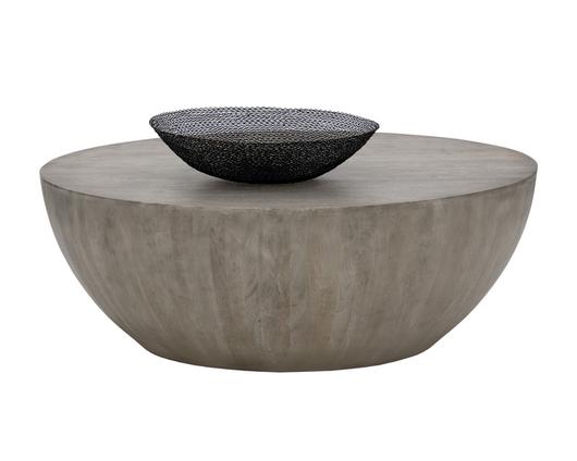 KINSLEY COFFEE TABLE - SMALL - GREY by Sunpan