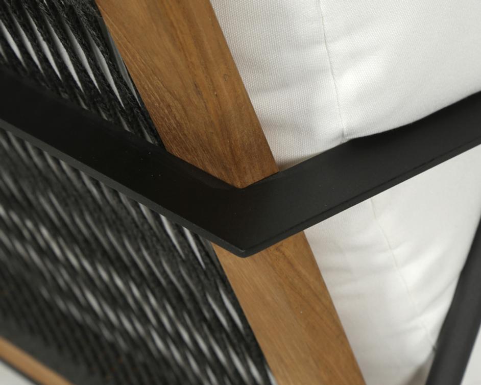 MILAN ARMCHAIR - STINSON WHITE by Sunpan