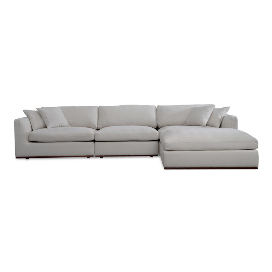 Rue Lounge Modular Sectional Off White by Moes Home