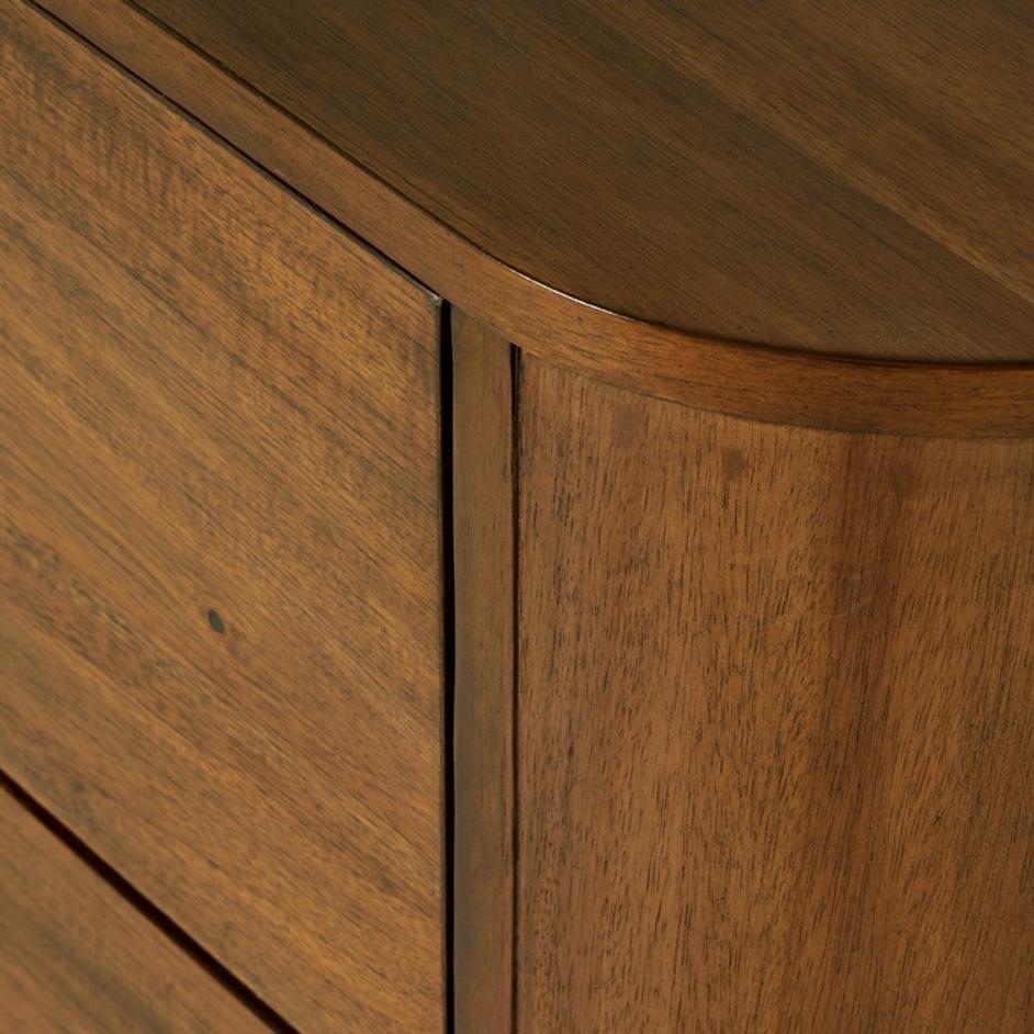 Paden Nightstand - Seasoned Brown Acacia by Four Hands