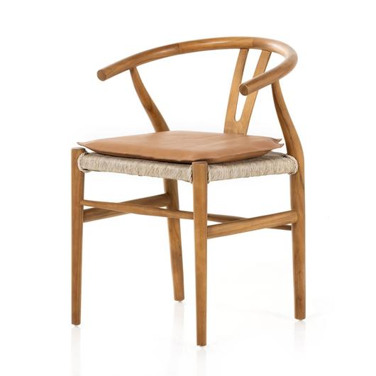 Muestra Dining Chair W Cushion In Natural by FOUR HANDS