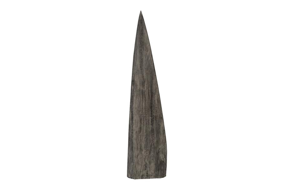 Shark Tooth Sculpture, Grey Stone, Small by PHILLIPS COLLECTION
