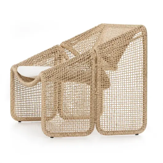 Selma Outdoor Chair In Faux Hyacinth by FOUR HANDS