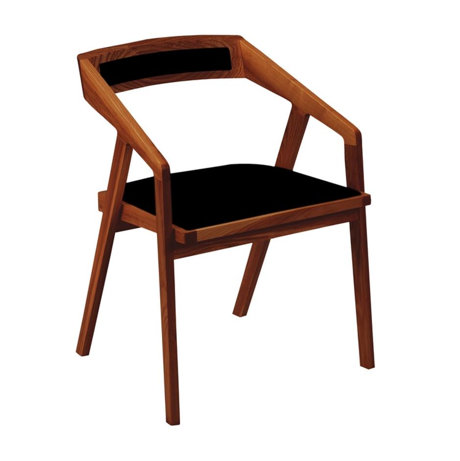 PADMA ARM CHAIR BLACK by Moes Home