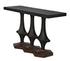 Sydor Ebony Walnut Console with Dark Walnut Base by Noir Furniture