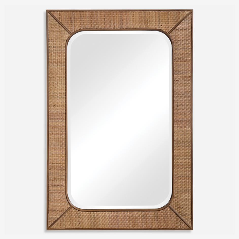 Tahiti Rattan Mirror by Uttermost