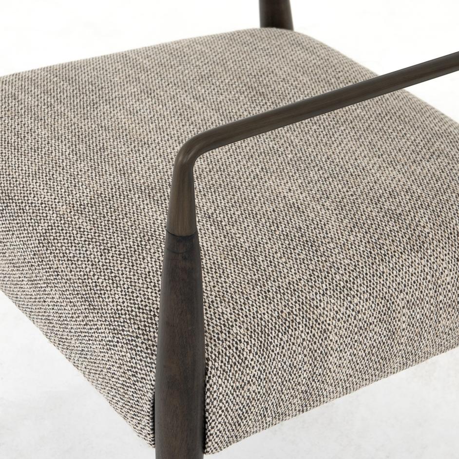 Waldon Dining Chair-Thames Coal by FOUR HANDS