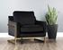 Kalmin Armchair - Abbington Black by Sunpan