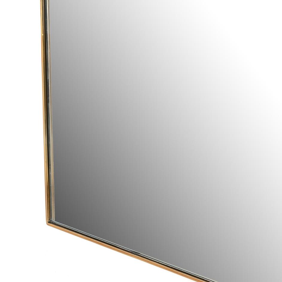 Georgina Wide Mirror In Polished Brass by FOUR HANDS