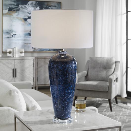 Stargazer Cobalt Navy Table Lamp by Uttermost