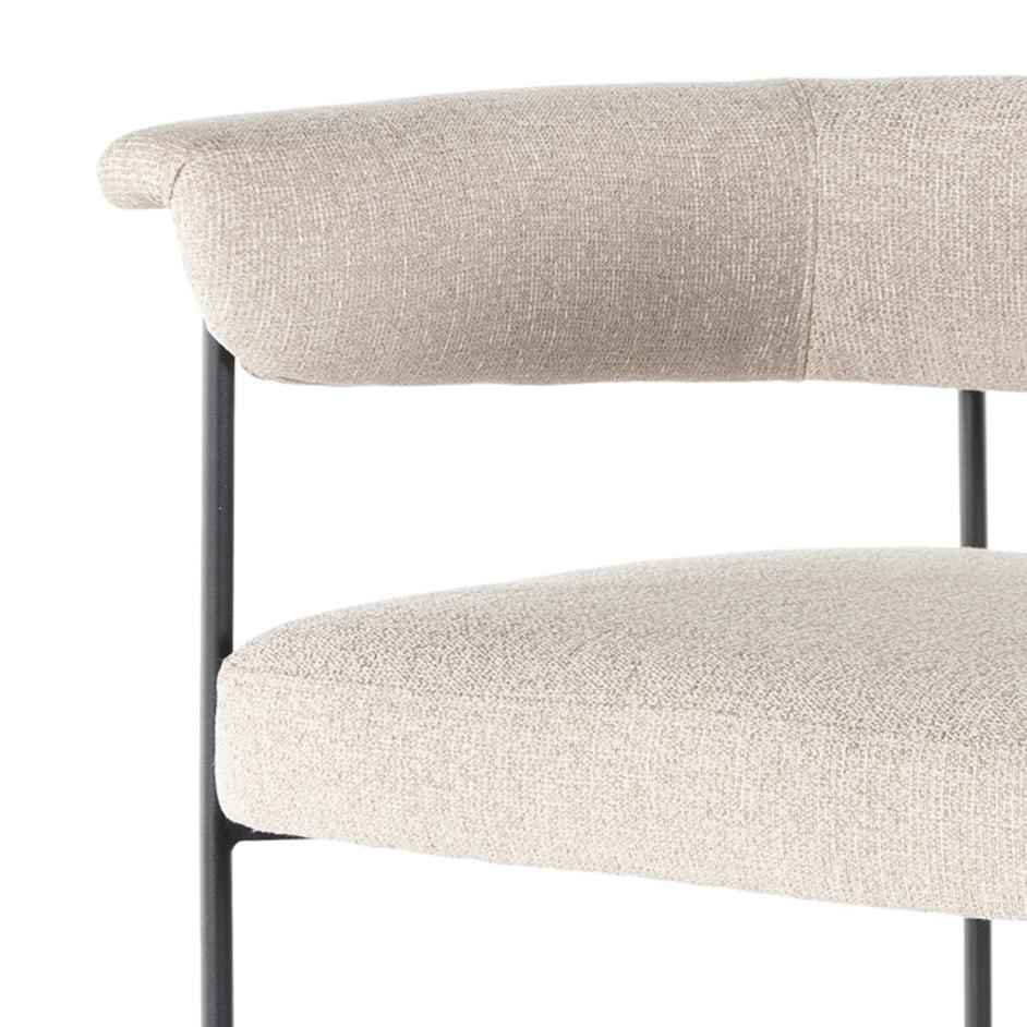 Carrie Stool In Light Camel In Bar by FOUR HANDS