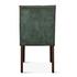 Madison Side Chair Green Velvet, Weathered Teak Legs by Home Trends & Design