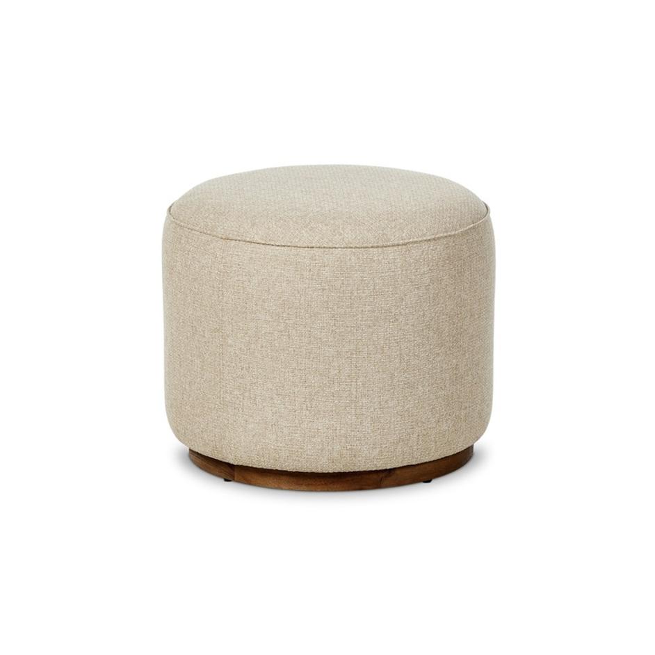 Sinclair Outdoor Ottoman - Hayes Cream by Four Hands