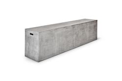 Una Dark Grey Bench by Urbia Imports