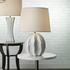 Urchin Ceramic Table Lamp with Linen Shade by Jamie Young