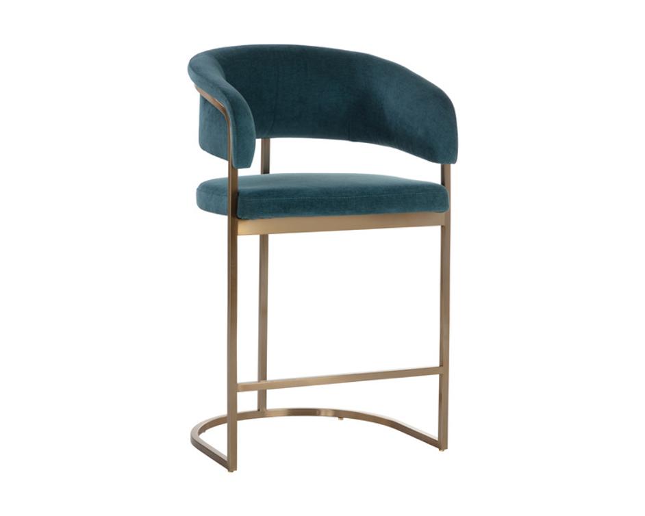 MARRIS COUNTER STOOL - GOLD - DANNY TEAL by Sunpan