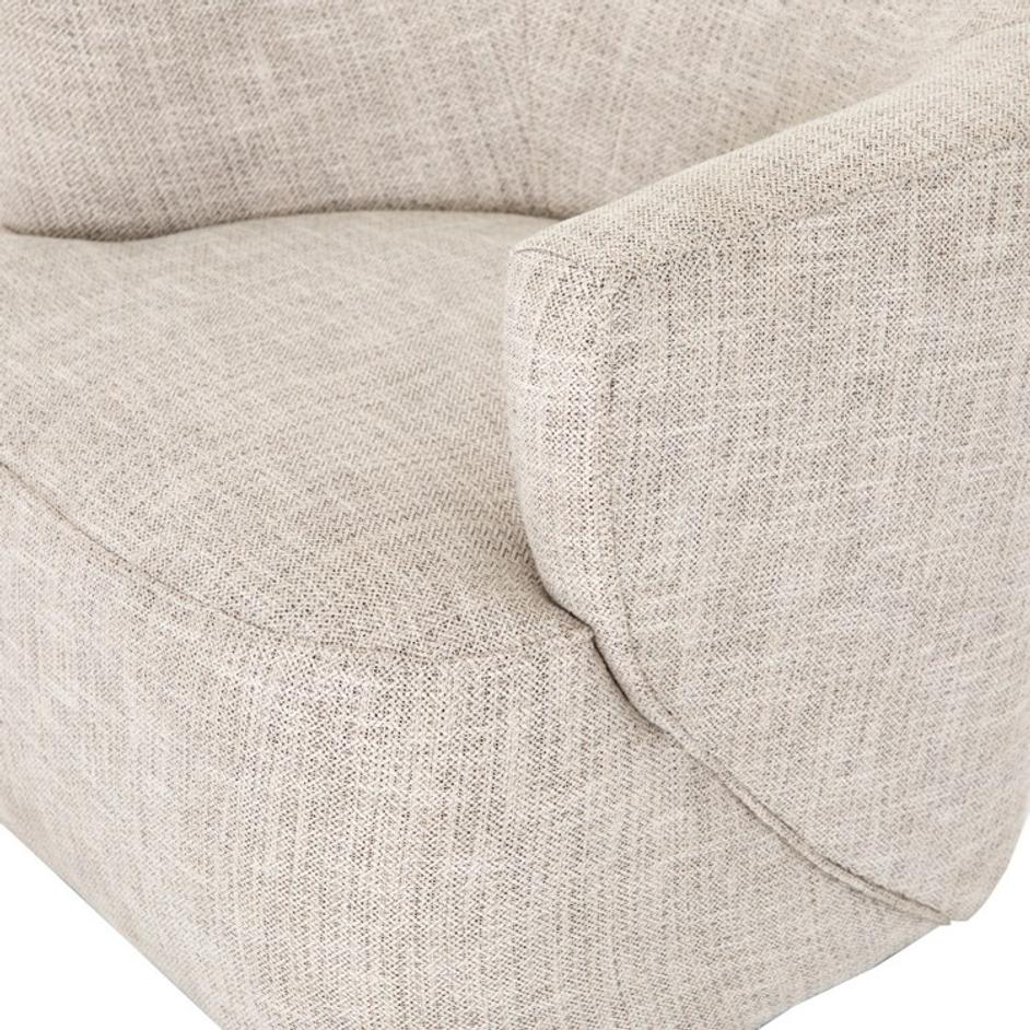 Mila Swivel Chair In Brazos Dove by FOUR HANDS